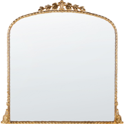 LIVRY - Wandspiegel - Goud - 71 x 71 cm - Metaal