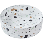 NULES - Wastafel - Terrazzo - 40 cm - Keramiek