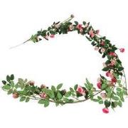 Kunstguirlande Rosa Bonica roze