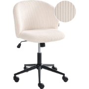 MILES - Bureaustoel - Off-white - Corduroy