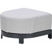 Garden Impressions Malakka chaise voetenbank - donker grijs