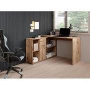 Meubella - Bureau Crister - Eiken - 122 cm