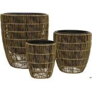 Planter polyrattan d24h24cm a3