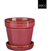 Pot schotel clint d15h13 cm roze