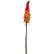 Kniphofia spray red/orange 85 cm kunstplant