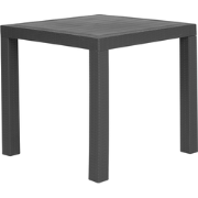 FOSSANO  - Tuintafel - Grafietgrijs - 80 x 80 cm - Synthetisch