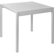 BARTICA - Tuintafel - Grijs - 81 x 84 cm - Synthetisch materiaal