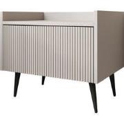 Meubella - Asty - Nachtkastje - Beige