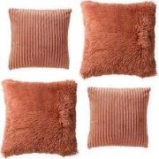Dutch Decor KUSSENSET - 4-delig - Cosy Layers - 60x60 cm, 45x45cm - in...