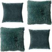 Dutch Decor KUSSENSET - 4-delig - Cosy Layers - 60x60 cm, 45x45 cm - i...