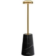 Villeroy & Boch tafellamp Siena | Goud met marmeren zwarte voet | Opla...