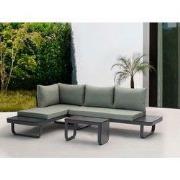 SenS-Line Palmos multifunctioneel loungeset - Aluminium & HPL - groene...