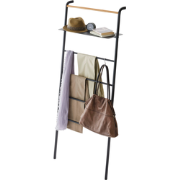 Schuin ladderkapstok met plank L66 cm - TOWER
