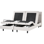 VICEROY - Tweepersoonsbed - Lichtbeige - 180 x 200 cm - Polyester