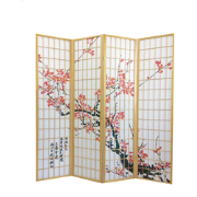 Fine Asianliving Japans Kamerscherm Shoji B180xH180cm Scheidingswand