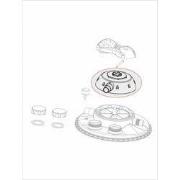 Grijze kap met hendel cc 100