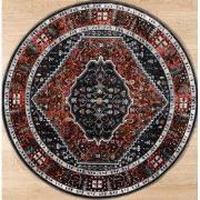 Picasso Paloma Rond Vintage Vloerkleed - Terra / Oranje - Laagpolig- 2...