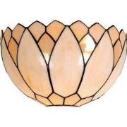 Lumilamp Wandlamp Tiffany 30x15x20 cm Beige Glas