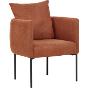 MALMOS - Fauteuil - Goudbruin - Kunstlinnen