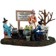 Halloweenminiatuur The Cooking Coven 11x12x10 cm