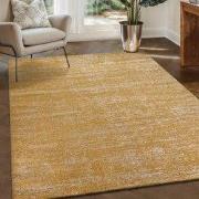 Relax Oslo - Laagpolig Effen Vloerkleed - Modern Tapijt - Geel Goud- 2...