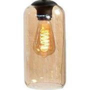 Moderne Glazen Highlight Fantasy Bell E27 Hanglamp - Amber