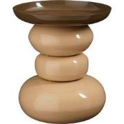 Mica Decorations Zita Bijzettafel - Bijzettafeltje Rond - Woonkamer De...