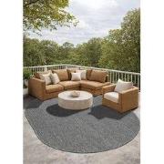 Brussels Uni Buitenkleed – Ovaal - Effen Indoor & Outdoor Vloerkleed –...