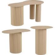 Mica Decorations Lux Bijzettafel - Set van 3 - Salontafels - Unieke Se...