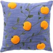 MANDARIN - kussenhoes 45x45 cm - mandarijnen - Pale Iris - paars