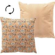 JULITA - sierkussen 45x45 cm - bloemenmotief - 100% katoen - Dusty  - ...
