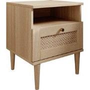 Meubella - Crimson - Nachtkastje - Eiken - 45x41x55 cm