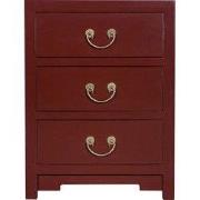 Fine Asianliving Chinese Nachtkastje Rood Scarlet Rouge - Orientique