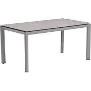 Domingo dining tuintafel - 160x90 cm - taupe aluminium
