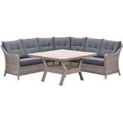 Garden Impressions Nova lounge dining set 4-delig - mystic grey