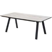 Garden Impressions Braga tuintafel 220 x 100 cm - donker grijs