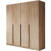 Meubella - Kledingkast Sabre - Eiken - 200 cm