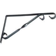 3 stuks - Muurhaak classic zwart H18,5x30cm