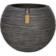 Vaas bol rib NL 40x32 antraciet