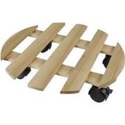 Planttrolley vurenhout FSC naturel H7,4 x 35 cm