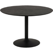 Vino houten eettafel zwart - Ø 110 cm