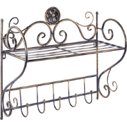 OSORNO - Badkamer plank - Zwart - IJzer