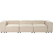 ARDAL - Driezitsbank - Beige - Polyester