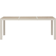 Bosse aluminium tuintafel beige - 196 x 91 cm