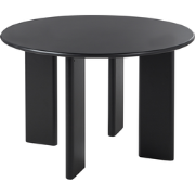 COSMO - Ronde eettafel - Zwart - 100 cm - MDF