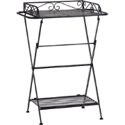 ANCUD  - Tuintafel - Zwart - 35 x 40 cm - IJzer