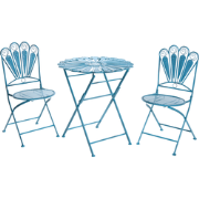 PAVIA - Bistroset voor 2 - Blauw - IJzer