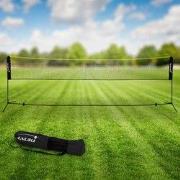 Badmintonnet incl. 3 shuttles 500x103x155 cm zwart polyethyleen