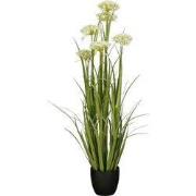 Mica Decorations Engelwortel – Kunstgras in Pot – Realistische Nepplan...