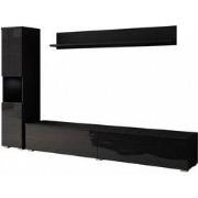 Meubella - Wandmeubel Pure - Zwart